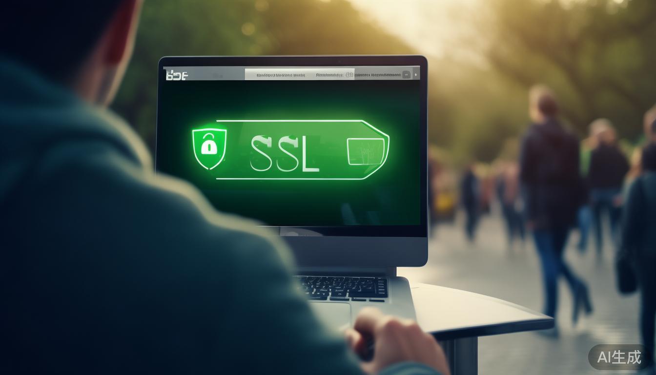 验证网站的安全证书，如地址栏中的绿锁标志，表明连接