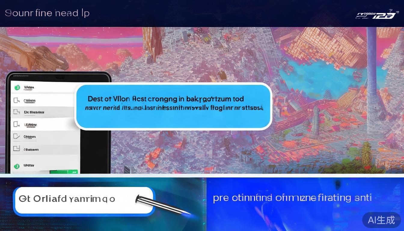 开启VPN前优化网络设置：关闭占用带宽的后台应用，