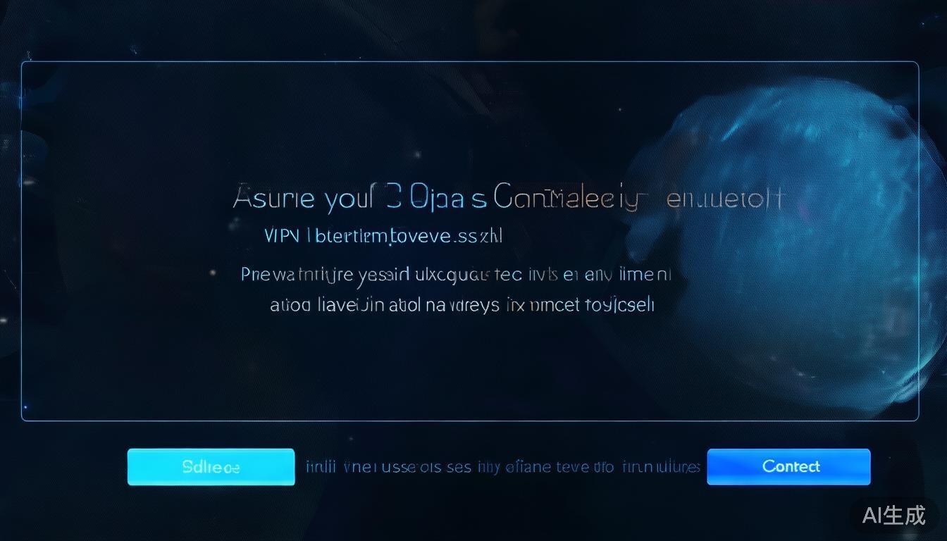 连接VPN：点击“连接”按钮，等待VPN成功建立连