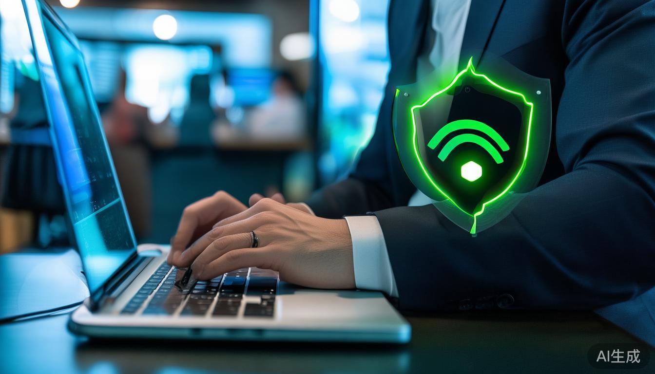 二、保护企业数据安全
在公共Wi-Fi环境下，数